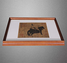 衢江书画装裱配框服务案例